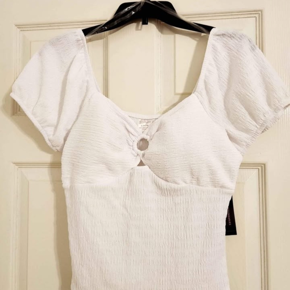White Women's Top New, Size XL